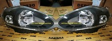 COPPIA FARO FARI FANALE PROIETTORE PUNTO EVO PARABOLA NERA MOD. ABARTH