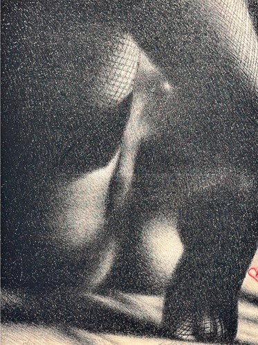 Omar galliani litografia - omar,