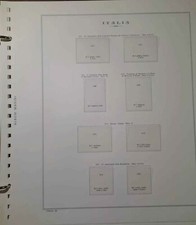 Fogli Marini King x Italia Repubblica dal 1967 al 1975 compreso, in ottimo stato