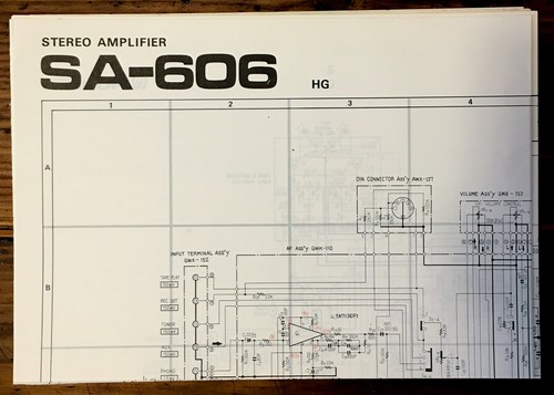 Pioneer 606 amplificatore - sa-606,