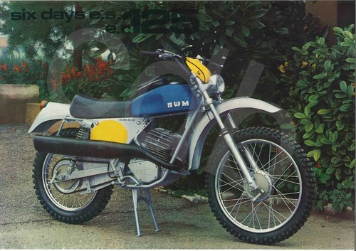 Depliant brochure moto swm - moto,