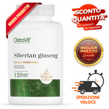Ginseng Siberiano Estratto - 120 Compresse 300mg - Integratore Memoria Stress
