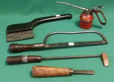 LOTTO 6 ANTICHI UTENSILI VARI MESTIERI FALEGNAME RAMAIO CONTADINO. N° T22.