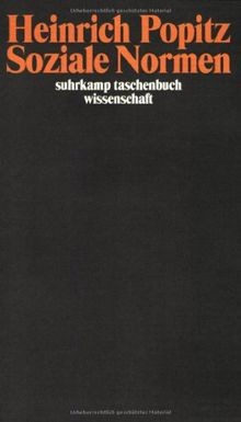 Soziale normen suhrkamp - soziale, (suhrkamp
