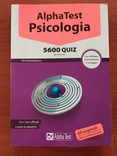 Alpha test psicologia 5600 - psicologia,