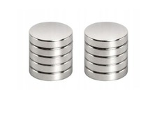 2 MAGNETI CALAMITE NEODIMIO SUPER POTENTI 10x2mm magnete forte magnet fimo