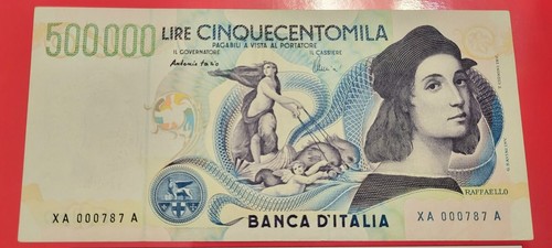 500000 lire raffaello