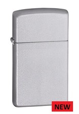 ZIPPO  PLAIN SLIM  SATIN