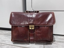 Valigetta direzionale aziendale vintage in pelle THE BRIDGE attacco borsa computer portatile MAC