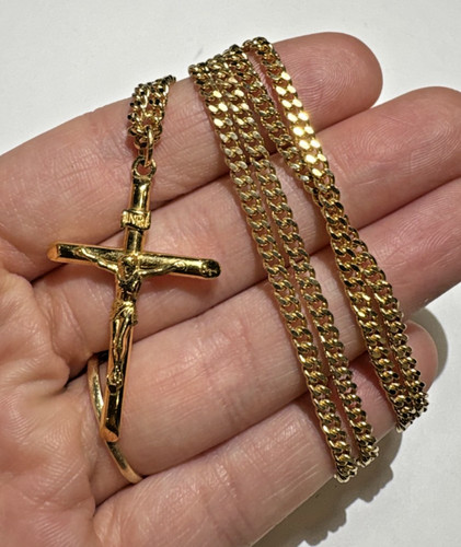 Collana crocifisso croce - 24",