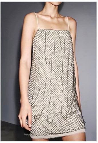 Zara mini abito chiffon - abito,