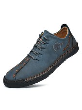 Scarpe uomo alla moda cucite a