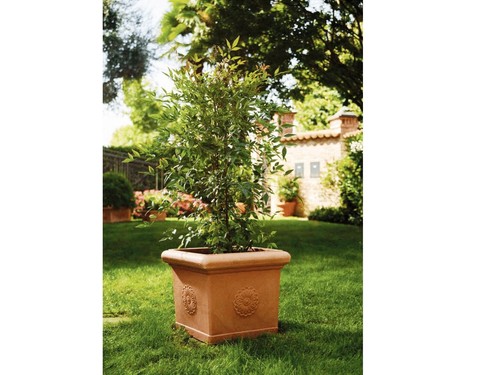 Vaso giardino quadrato in - da,
