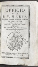 Officio della B.V. Maria regolato giusta il Breviario Romano - ed. 1814
