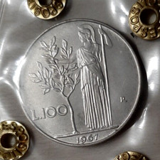 100 LIRE 1967 MINERVA - PERIZIATA FDC - REPUBBLICA ITALIANA