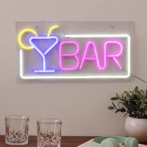 Neon led parete bar - led,