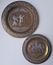 Piatti da parete EGIZIANI in metallo - VINTAGE