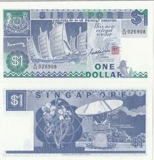 SINGAPORE BANCONOTA 1 DOLLARO