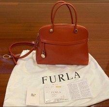 Borsa FURLA Piper in pelle arancione taglia M ottime condizioni Made in Italy