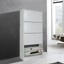 SCARPIERA 4 RIBALTE CM 63X24 H. 150 ROVERE SBIANCATO