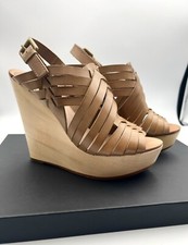 SANDALI DONNA CENERE OMAN CON ZEPPA IN ARGILLA TAGLIA 37