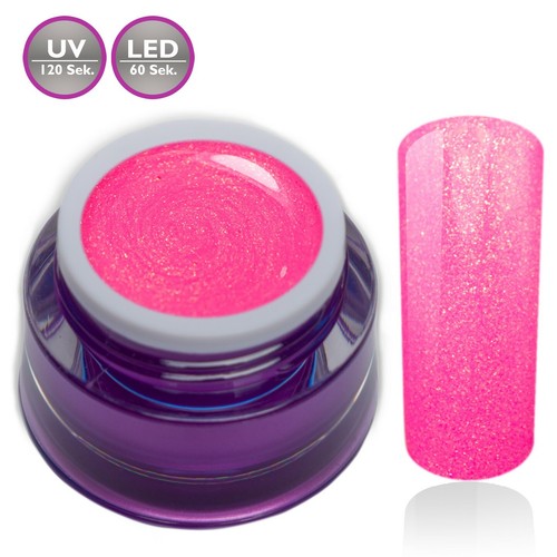 Gel colorante glitter rosa - gel,