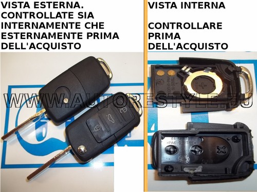 Chiave scocca ricambio guscio