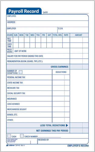 Registro buste paga
