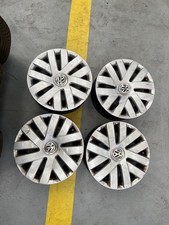 4 cerchi usati 15 pollici ORIGINALI  VW POLO  6x15 5x100 ET 38 57,1   CALOTTE