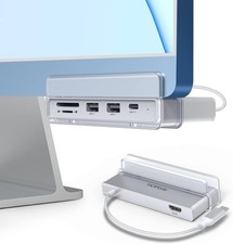 Hub USB C per iMac 24 2021, HOPDAY 6 IN 1 Hub con 4K HDMI, 2 USB 3.1 e USB C
