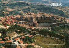 Picture Postcard:-Urbino, View