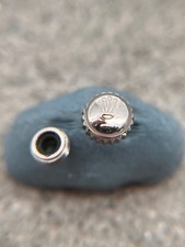 #1665 ORIGINALE ROLEX 24-530-0 CORONA & TUBO CORONA TUBO ACCIAIO OSTRICA 5,3mm A