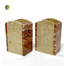 Fermalibri art deco in marmo