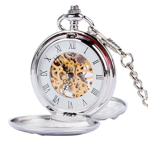 Orologio tasca uomo argento - tasca,