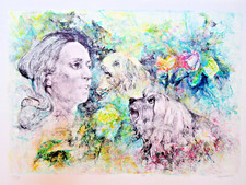 Renzo VESPIGNANI INCISIONE   firmata e certificata. 56 X 76 ARTE MODERNA.