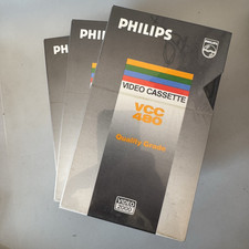 3x Videocassette PHILIPS VCC