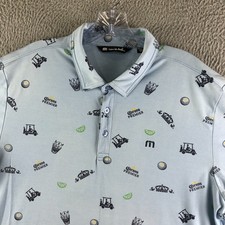 Polo Travis Mathew Uomo XL Blu