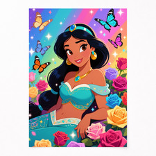 Poster A4 Principessa Jasmine