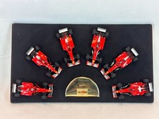 RARO Hot Wheels Formula 1 Ferrari 6 Campionati Mondiali Costruttori in fila