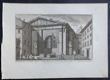 Stampa antica giuseppe vasi - stampa,