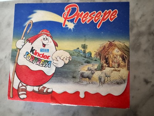 Presepe kinder sorpresa - kinder,