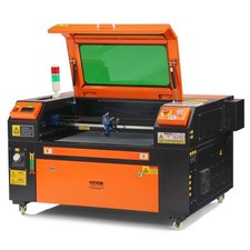 VEVOR Macchina Incisione Laser Compatta Stampante CO2 60W Piano Lavoro 40x60 cm