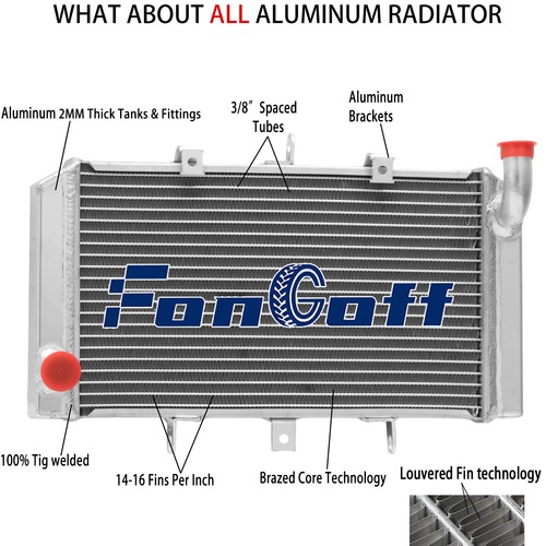 Aluminum radiator fit - ,