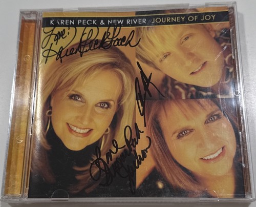Double autographed karen - double, peck