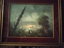 VECCHIO QUADRO OLIO SU TELA 36