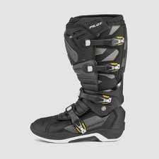 Stivali moto forma pilot black - stivali,