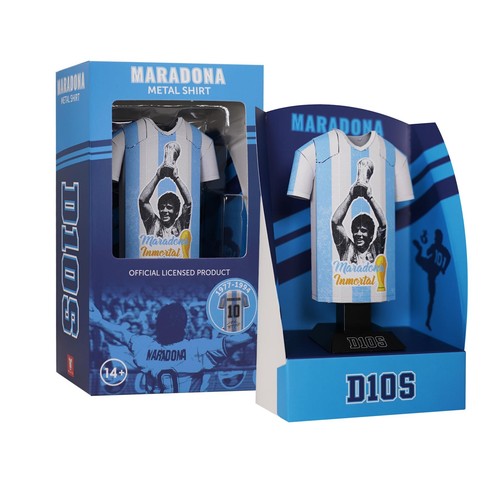 Maglia calcio metallo maradona - metallo,