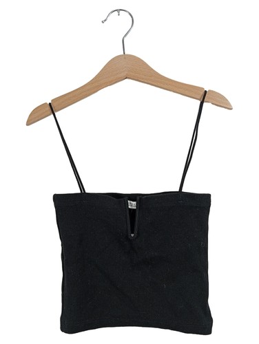 Zara top donna nero - top, spalline