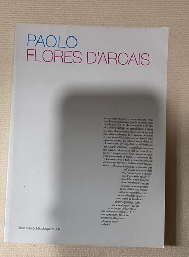 Paolo flores arcais testo - paolo,