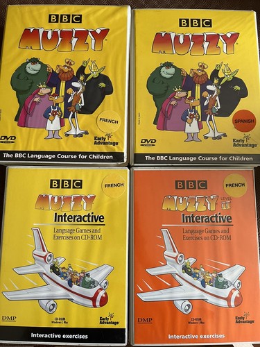Muzzy bbc french spanish - muzzy,